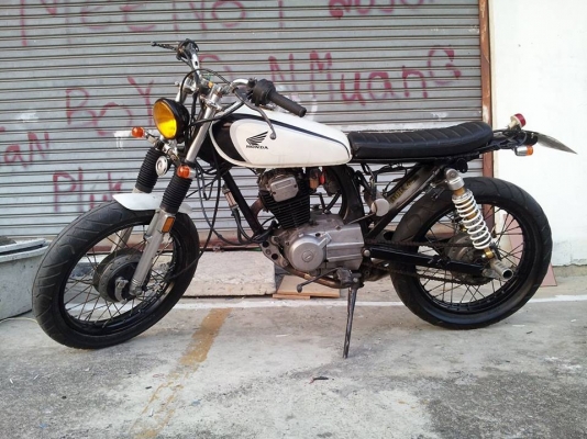 ขาย Honda Wing125 ทะเบียนขาดต่อ 10เดือน พร้อมชุดโอน แต่งแนว Brat รถอยู่ กรุงเทพ ดอนเมืองคับ