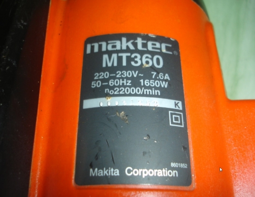 ขายเครื่องเซาะร่อง(Router) 1/2 นิ้ว Maktec รุ่น MT360