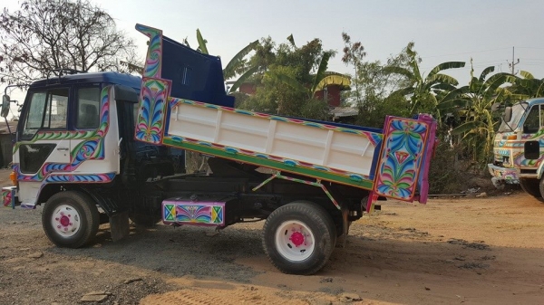ขาย6ล้อดัมพ์มิตซู FUSO 195 6D16 ยาง8.25R16 กระบะวิ่งดิน5คิว 3.60เมตร