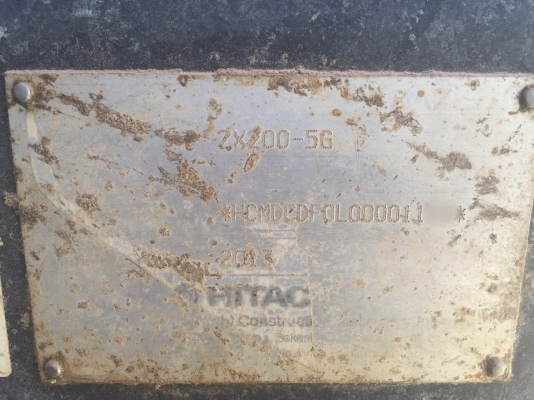 ขายดาวน์แบคโฮ HITACHI ZX200-5G ทำงาน 4034ชั่วโมง สนใจโทร 081-970-1072