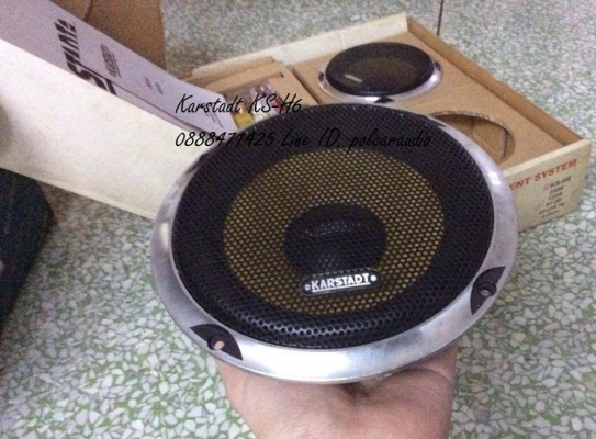 ลำโพง 6นิ้ว 2 ทาง แยกชิ้น Karstadt KS-H6