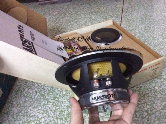 ลำโพง 6นิ้ว 2 ทาง แยกชิ้น Karstadt KS-H6