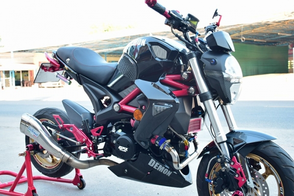 Gpx Demon สภาพป้ายแดง สีดำ ปี 2016 รถจด กพ 59 แต่งล้น ๆ