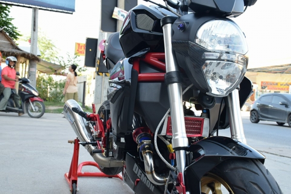 Gpx Demon สภาพป้ายแดง สีดำ ปี 2016 รถจด กพ 59 แต่งล้น ๆ