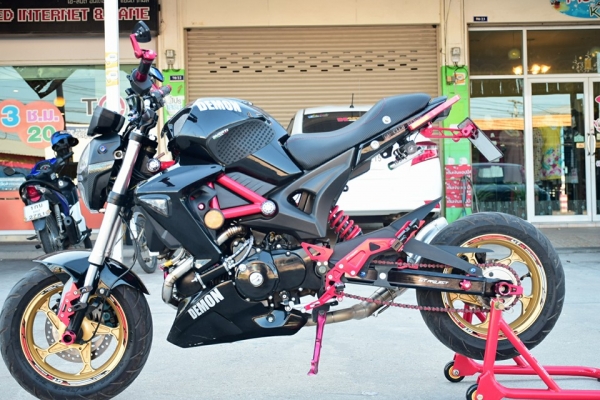 Gpx Demon สภาพป้ายแดง สีดำ ปี 2016 รถจด กพ 59 แต่งล้น ๆ