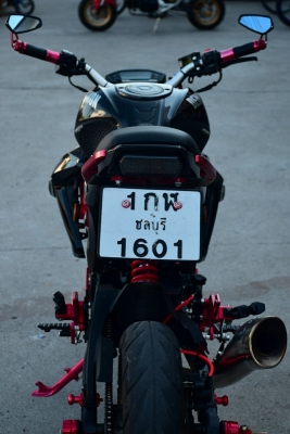 Gpx Demon สภาพป้ายแดง สีดำ ปี 2016 รถจด กพ 59 แต่งล้น ๆ