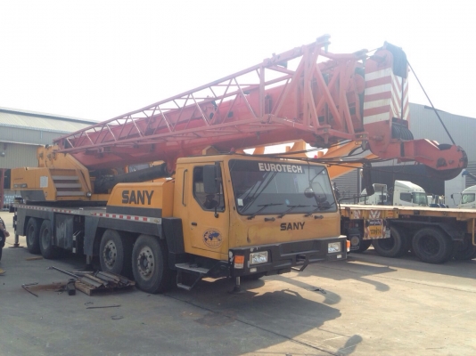 ขายรถเครน SANY ขนาด 50 ตัน มี 4 คัน ปี 58 ชั่วโมง 2,000 เอกสารเล่มทะเบียน