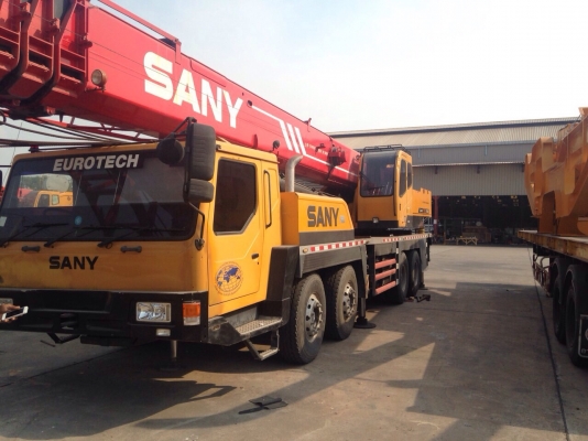 ขายรถเครน SANY ขนาด 50 ตัน มี 4 คัน ปี 58 ชั่วโมง 2,000 เอกสารเล่มทะเบียน