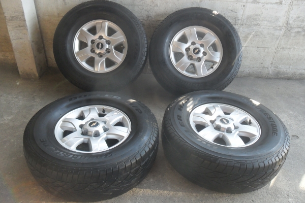 ล้อแม็ก16นิ้ว6รุ เชฟ พร้อมยาง สวยๆ 4 ล้อ ลดราคาเหลือ 5500 บาท