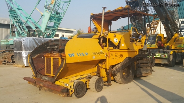ถึงไทยแล้ว รถปูยาง (6.5m) Demag DF115P#30215เก่าญี่ปุ่นไม่เคย ใช้ในไทย 100\% 062-709-1748 ธีรเทพ NDT Thailand