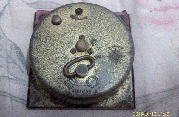 นาฬิกาปลุก ไขลาน ทองเหลือง เก่า