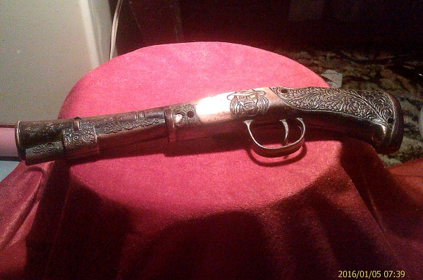 โมเดลปืนโบราณ โลหะทั้งตัว