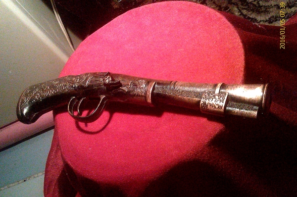 โมเดลปืนโบราณ โลหะทั้งตัว