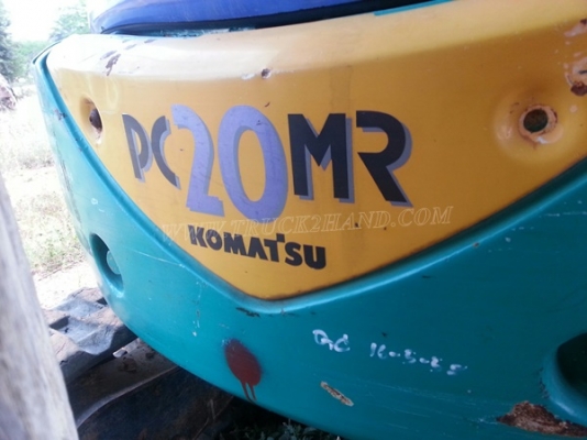 รถแมคโค KOMATSU PC 20 MR รถแมคโค KOMATSU PC 20 MR