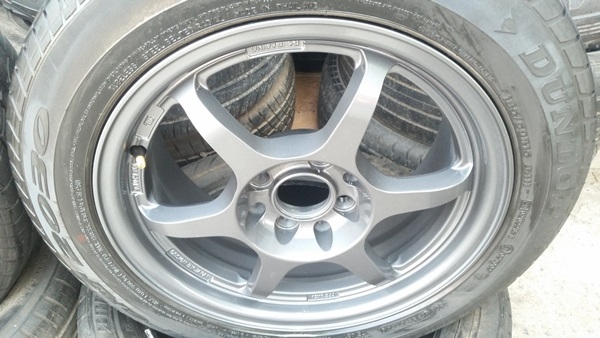 ขายล้อ P1 ขอบ15หน้า6.5 4รู100/114 ยาง185/60/15 4 ล้อ ขายล้อ P1 ขอบ15หน้า6.5 4รู100/114 ยาง185/60/15 4 ล้อ