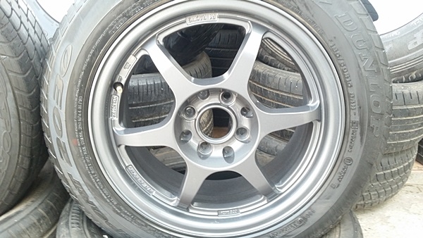 ขายล้อ P1 ขอบ15หน้า6.5 4รู100/114 ยาง185/60/15 4 ล้อ ขายล้อ P1 ขอบ15หน้า6.5 4รู100/114 ยาง185/60/15 4 ล้อ