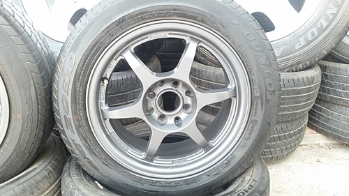 ขายล้อ P1 ขอบ15หน้า6.5 4รู100/114 ยาง185/60/15 4 ล้อ ขายล้อ P1 ขอบ15หน้า6.5 4รู100/114 ยาง185/60/15 4 ล้อ