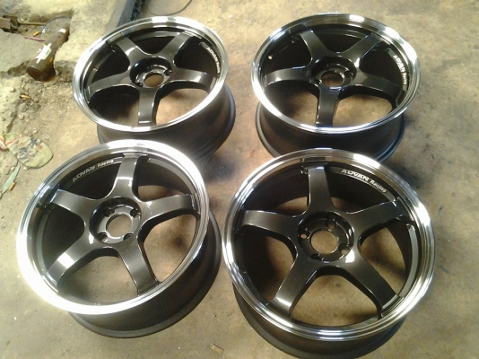 17x7  /  4x100 off42 ทำสีใหม่ ไม่มีซ่อม