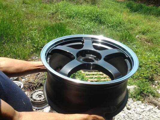 17x7  /  4x100 off42 ทำสีใหม่ ไม่มีซ่อม