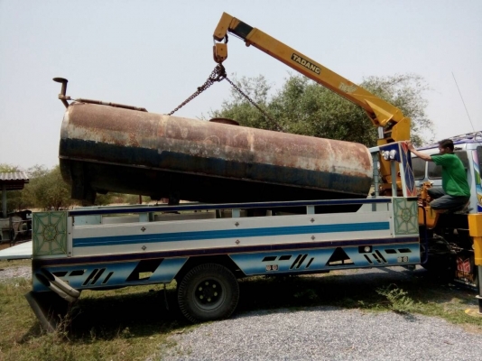 ถังน้ำรถ 6 ล้อ ประมาณ 6,000-7,000 ลิตร