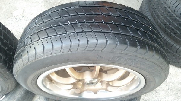 ขายล้อADVAN 15 4รู100-114 กว้าง6.5 ยางปี 13 4 ล้อ