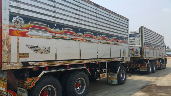 ขายด่วน360 FYH. 24ล้อดั้มเนียมอู่เปี๊ยก ลูกยกล้อได้ รถสวยพร้อมใช้ ไมล์แสนกว่า