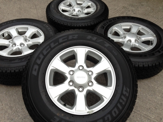 ล้อ Isuzu blue power 1.9 ddi ขอบ16 พร้อมยางถอดป้ายแดง