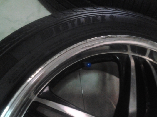 แม็กแท้ yachiyoda ขอบ18  5รู114 พร้อมยางใหม่