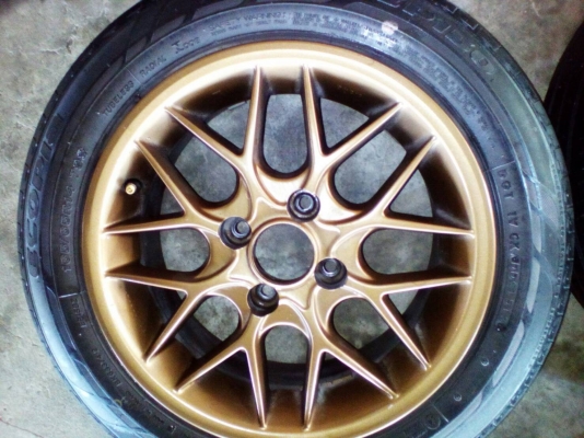 แม็กขอบ14  4รู100 พร้อมยาง