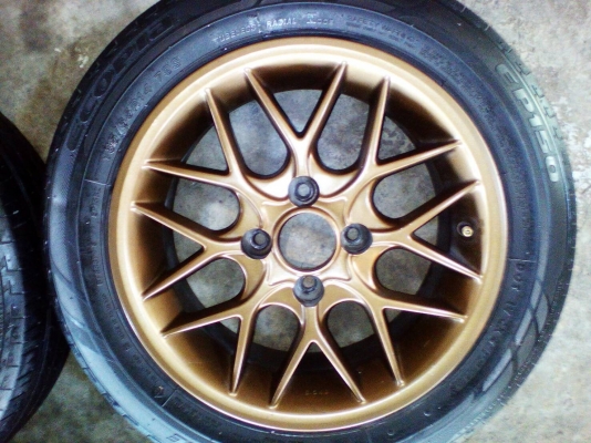 แม็กขอบ14  4รู100 พร้อมยาง