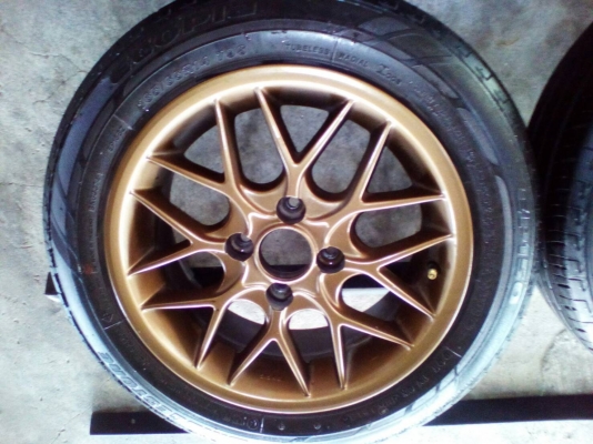 แม็กขอบ14  4รู100 พร้อมยาง