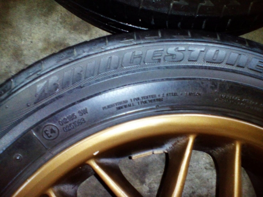 แม็กขอบ14  4รู100 พร้อมยาง