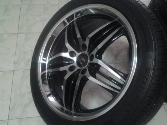 แม็กแท้ yachiyoda ขอบ18 5รู114 พร้อมยางใหม่ แม็กแท้ yachiyoda ขอบ18 5รู114 พร้อมยางใหม่