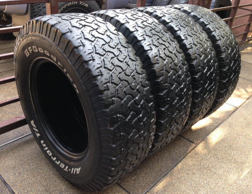 ยาง All BF Goodrich 285 70 17 สิ้นปี12 พร้อมใช้งาน ราคาไม่แพง