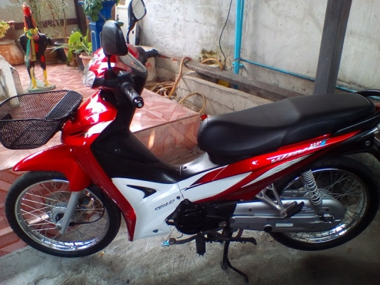 เวฟ 110i ปี54 สีแดง  ขาว เครื่องเดิมๆ ตามรูปเลยครับ