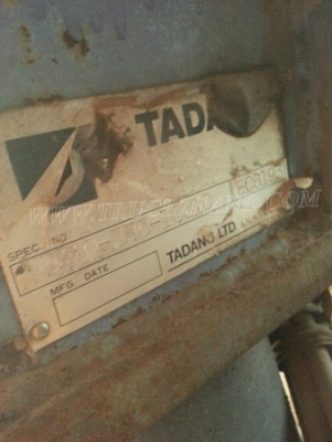 เครน 1 ตัน ยี่ห้อ TADANO เครนชุดนี้มีตัวปั๊มและเกียร์แปะให้ด้วย ขนาดเครน 1.5 ตัน