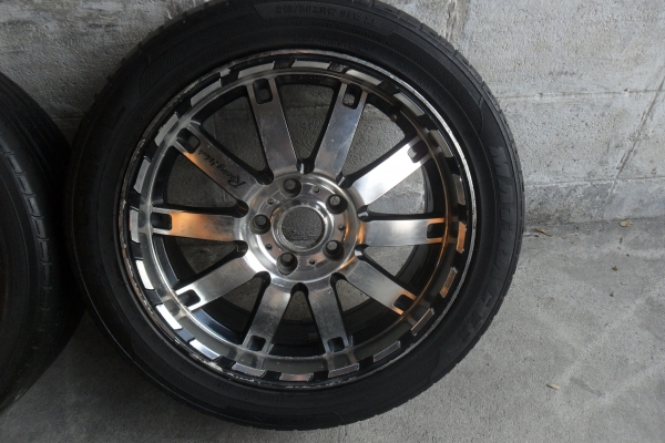ล้อแม็ก17นิ้ว5รุ114 พร้อมยาง สวยๆ 4 ล้อ ราคา 6800 บาท