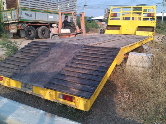 ขายแพบรรทุกแบ็คโค