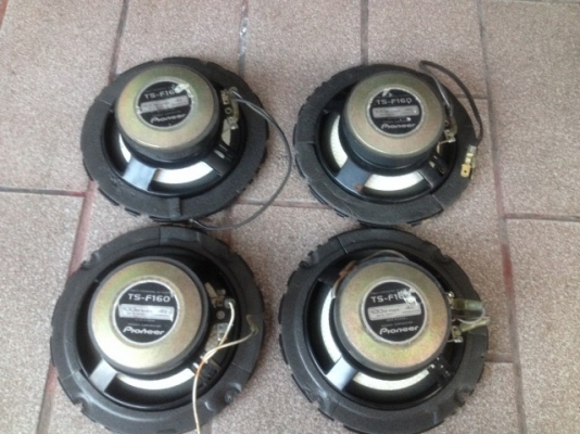 PIONEER TS F160 6นิ้ว2ทางเก่าญี่ปุ่นเเท้สภาพสวยคู่ละ