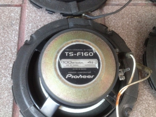 PIONEER TS F160 6นิ้ว2ทางเก่าญี่ปุ่นเเท้สภาพสวยคู่ละ