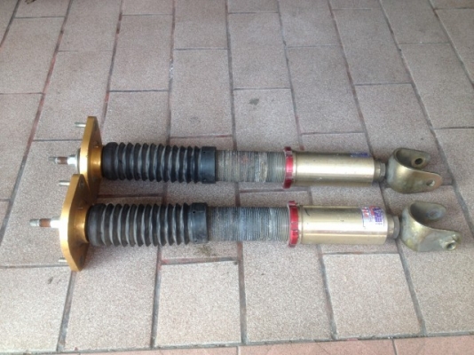 โช้คปรับเกลียว JIC สไลดกระบอกได้มีปรับหนืด16ระดับเก่าญี่ปุ่นเเท้สภาพสวยเเห้งๆ