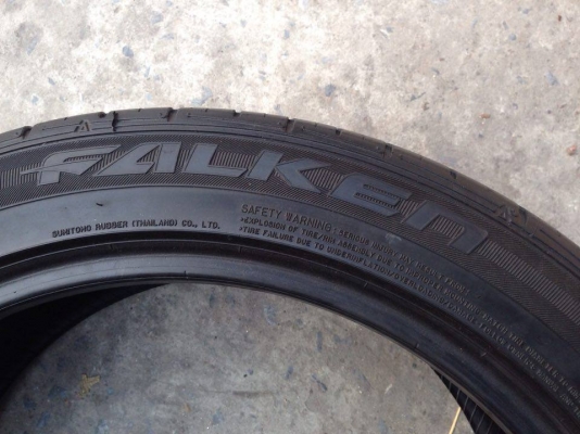 ยาง FALKEN 235-45-18 ปี 11 2 เส้น 1800 สภาพสวยๆไม่บวม ดอกยางเหลือเยอะวิ่งใช้งานใด้อีกนานค่ะ