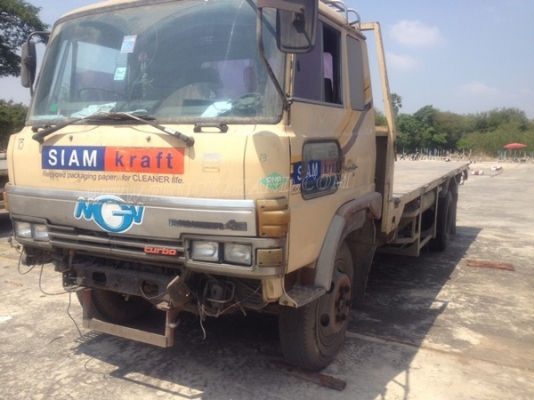 HINO 6 ล้อ พื้นเรียบ รถFD165B  195 แรงม้า