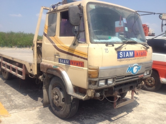 HINO 6 ล้อ พื้นเรียบ รถFD165B  195 แรงม้า