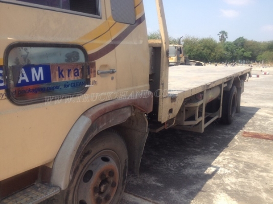 HINO 6 ล้อ พื้นเรียบ รถFD165B  195 แรงม้า