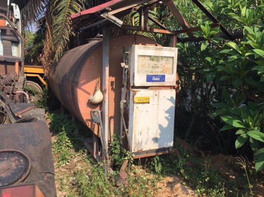 ขายถังน้ำมันและปั้มจ่ายน้ำมัน ถัง 12000 ลิตร
