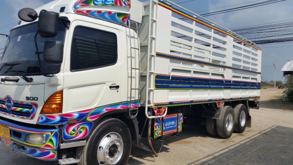ขายรถล่องไม่ดัมพ์ Hino Mega S500 เครื่อง 220 แรง ปี 52 กะบะช่วงยาว 7.50 เมตร มีระบบลากพ่วง ขายรถล่องไม่ดัมพ์ Hino Mega S500 เครื่อง 220 แรง ปี 52 กะบะช่วงยาว 7.50 เมตร มีระบบลากพ่วง