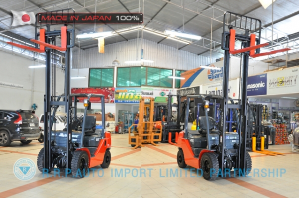 ขายรถโฟล์คลิฟท์มือสอง TOYOTA รุ่น 8FD25-18928 ราคา 475,000 บาท นำเข้าจากประเทศญี่ปุ่น 100\% ไม่เคยใช้งานในไทย