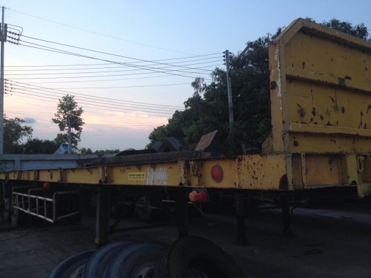 ขายหางพื้นเรียบสามมิตร 2 เพลา 12.40 เมตร ปี 2538 ขายหางพื้นเรียบสามมิตร 2 เพลา 12.40 เมตร ปี 2538