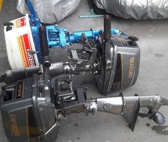 ขาย เครื่องเรือ SUZUKI 8 แรง  5 แรง  2 จังหวะหางสั้น เก่าญี่ปุ่น 5 แรงราคา 15,500  8 แรงราคา 18,500